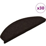  Ljepljivi tepisi za stepenice 30 kom tamnosmeđe 65x21x4 cm | shoptok.hr