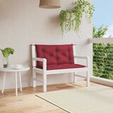  Jastuk za vrtnu klupu boja vina 100x(50+50)x7 cm tkanina Oxford Cijene
