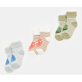 Sinsay Čarape s pamukom i dinosaurima 3 para | shoptok.hr