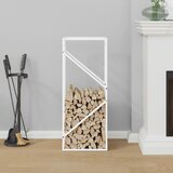  Stalak za drva bijeli 40x25x100 cm hladno valjani čelik | shoptok.hr