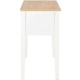  280069 Writing Desk White 109,5x45x77,5 cm Wood | shoptok.hr