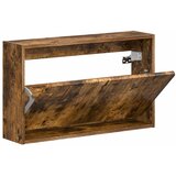  Ormar za cipele na zidu ZWOLLE 71 x 17 x 43 cm Dimljeni hrast - Dimljeni hrast | shoptok.hr