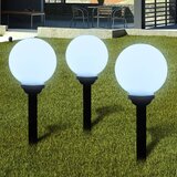 The Living Store Zunanje svetilke za osvetlitev poti 3 kosi LED 20 cm s konico - Vrtna Svetilka, (21467553) Cene