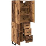  Highboard s ladicama 2 pcs Staro drvo 69,5 x 34 x 180 cm | shoptok.hr