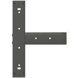  Noge za barsko mizo v obliki črke T 2 kosa antracit 40x35x(100-101) cm jeklo | Shoptok.si