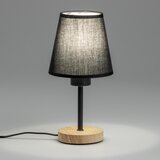  Brilagi - Stona lampa NUBILA WOOD 1xE27/25W/230V hrast/crna | Eponuda.com