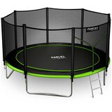 Neo-Sport vrtni trampolin 374 cm (12 ft) s vanjskom mrežom i ljestvama, zeleni | shoptok.hr
