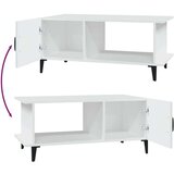  Stolić za kavu bijeli 90 x 50 x 40 cm od konstruiranog drva | shoptok.hr