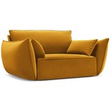 Mazzini Sofas Gorčično rumen žameten fotelj Vanda – | Shoptok.si