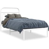 vidaXL Metalni okvir za krevet s uzglavljem bijeli 80x200 cm | shoptok.hr