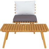  2-dijelna vrtna garnitura s jastucima masivno bagremovo drvo | shoptok.hr