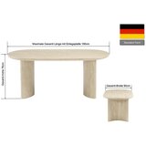 P & B Jedilna Miza Molde, Bež, 180x90 | Shoptok.si