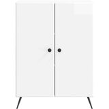  Kreveta Bijela visokog sjaja 66 x 34 5 x 90 cm | shoptok.hr