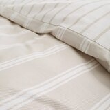 Bianca Bež pamučna posteljina za krevet za jednu osobu 135x200 cm Ashford Stripe – | shoptok.hr