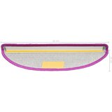  Preproge za stopnice 15 kosov 65x21x4 cm vijolične, (20802598) | Shoptok.si