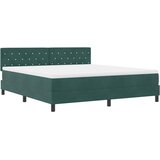  Krevet s opruga kutije Tamnozelena 180 x 200 cm Baršun | shoptok.hr