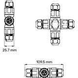 Konektor spojnica vodova-razdelnik 3P 0.5-2.5mm2 | Eponuda.com