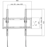 TV-stensko stojalo 81,3 cm (32'') - 139,7 cm (55'') z možnostjo nagiba BP0010, (20434599)