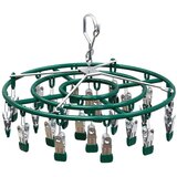 INF Vrteči obesek za perilo 24 sponk, 360°; nerjaveče/aluminij Green, (5000324972) Cene