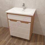 Kerametal kvadro KN-65 wood ormarić sa umivaonikom Cene