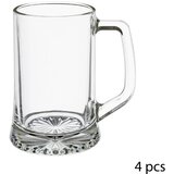 Secret de gourmet krigla za pivo 32CL set 4/1 11,2X8,2X12CM staklo 134800 Cene