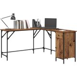 vidaXL Stol Staro drvo 141 x 141 x 75 cm Konstruirano drvo | shoptok.hr