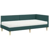  Kotni okvir postelje z matrico Drugo 2 pcs Zelena blago, (5000123255) | Shoptok.si