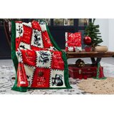 Mila Home Crvena deka s božićnim motivom od mikropliša 100x170 cm – | shoptok.hr