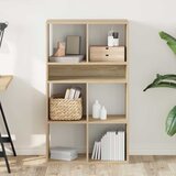 Ormarić za knjige boja hrasta 66x31x112 cm konstruirano drvo | shoptok.hr