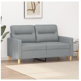 vidaXL Dvosjed od tkanine svjetlosivi 120 cm cijene