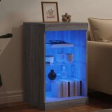  Komoda s LED svjetlima boja sivog hrasta 41 x 37 x 67 cm | shoptok.hr