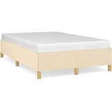  Okvir kreveta bez madraca krem 120x190 cm od tkanine | shoptok.hr