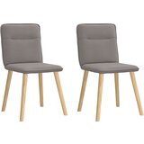 Maison Chic Jedilni stoli - Vzorci stoli 2 kosa taupe blago A489, (22032850) | Shoptok.si