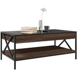  Stolić s beskonačnim LED svjetlima boja hrasta 90x50x38 cm | shoptok.hr