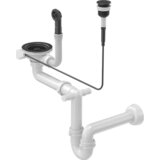 Quadron odvod s P2O daljinskim za granit sudopere s 1 posudom, čisto crna | shoptok.hr