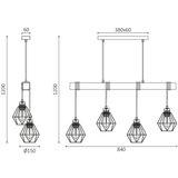 Braytron visilica 4xE27 | ePonuda.com