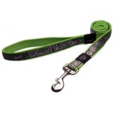 Rogz fancy dress dugi povodac za pse, 1,8 m m — 16 mm / 1.8 m zelene kosti | Eponuda.com