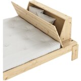 Karup Design Zakonska postelja iz masivnega bora z letvenim dnom 180x200 cm v naravni barvi Layers – | Shoptok.si