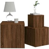  Pomoćni stolići 3 kom boja smeđeg hrasta od konstruiranog drva | shoptok.hr