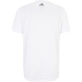 Adidas Funkcionalna majica 'Global ' srebrno-siva / bela | Shoptok.si