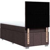  Krevet s oprugama i madracem tamnosmeđi 90 x 200 cm od tkanine | shoptok.hr