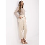 Italy Moda Trousers-MI-SP-P56901.29-beige Cene