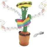 Dancing Cactus Toy w Sombrero
