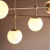  Endon 90842 - Luster na štapu 6xE14/7W/230V mesing/bela | Eponuda.com