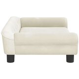  Pasja postelja krem 70x48x22 cm žamet | Shoptok.si