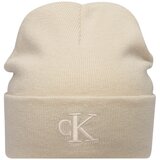 Calvin Klein Jeans Kape MONOGRAM EMBRO BEANIE K60K612319 Bela | Shoptok.si