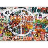 Artgeist Fototapeta Hippie Graffiti, 200x140cm | Shoptok.si