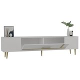 Hanah home TV komoda Dekop1, 150x48,2x29,6 cm, Bijelo-zlatna boja | Eponuda.ba