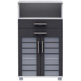 MID.YOU Srednje Visoka Omara Niko, Antracit, Srebrna | Shoptok.si