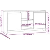 TV ormarić boja hrasta 102 x 37,5 x 52,5 cm konstruirano drvo | Shoptok.si